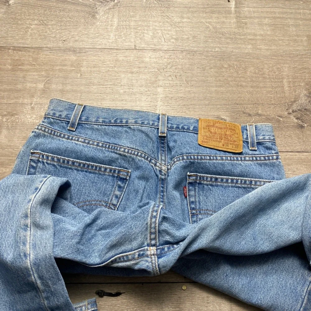 Levi's 512 Jeans Mens 36x30 Blue Vintage Made USA 2000 Straight Leg Denim‎
